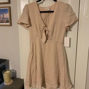 Boutique Front Tie Dress